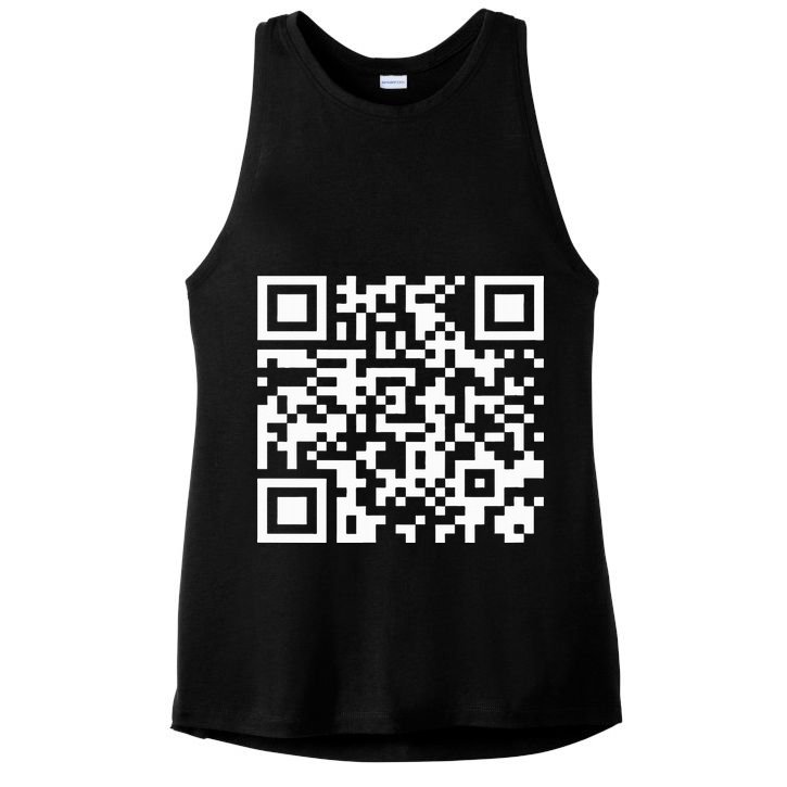 Funny Qr President Trump Dance Code 2025 Ladies PosiCharge Tri-Blend Wicking Tank