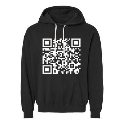 Funny Qr President Trump Dance Code 2025 Garment-Dyed Fleece Hoodie