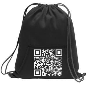 Funny Qr President Trump Dance Code 2025 Sweatshirt Cinch Pack Bag