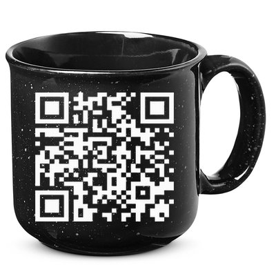 Funny Qr President Trump Dance Code 2025 15oz Campfire Ceramic Mug