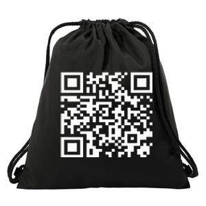 Funny Qr President Trump Dance Code 2025 Drawstring Bag