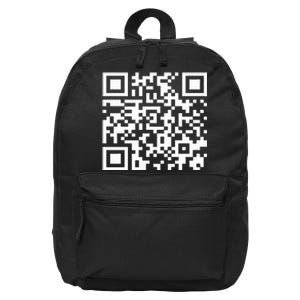 Funny Qr President Trump Dance Code 2025 16 in Basic Backpack