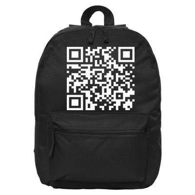 Funny Qr President Trump Dance Code 2025 16 in Basic Backpack