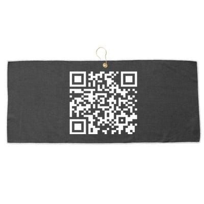 Funny Qr President Trump Dance Code 2025 Large Microfiber Waffle Golf Towel