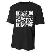 Funny Qr President Trump Dance Code 2025 Performance Sprint T-Shirt