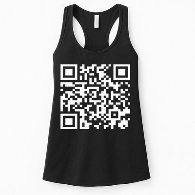Funny Qr President Trump Dance Code 2025 Womens Tank Top