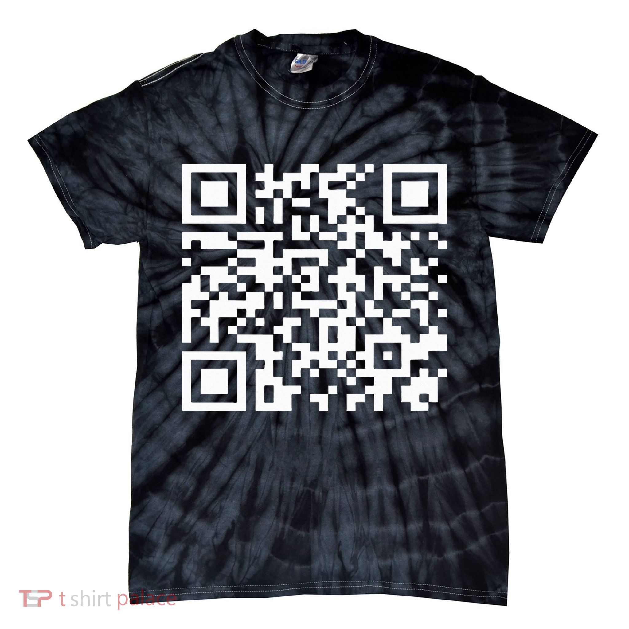 Funny Qr President Trump Dance Code 2025 Tie-Dye T-Shirt