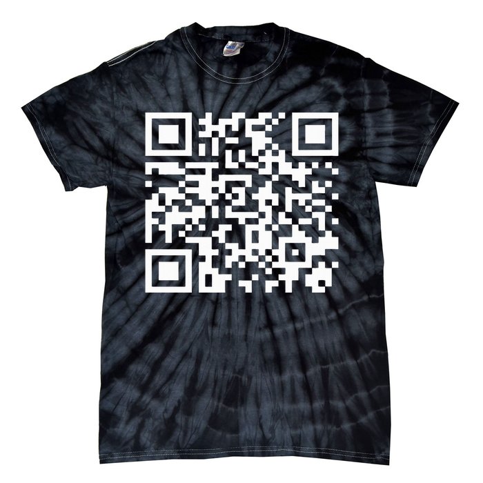 Funny Qr President Trump Dance Code 2025 Tie-Dye T-Shirt