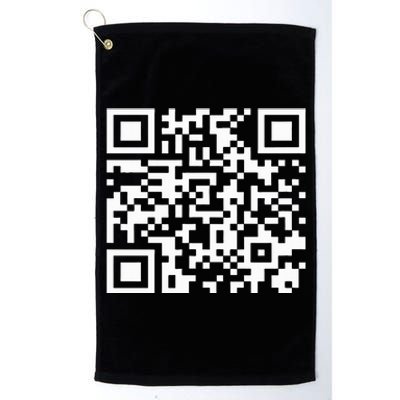 Funny Qr President Trump Dance Code 2025 Platinum Collection Golf Towel