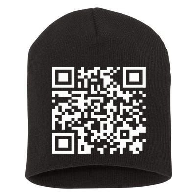 Funny Qr President Trump Dance Code 2025 Short Acrylic Beanie