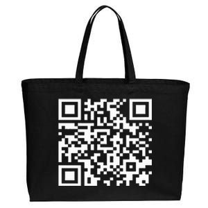 Funny Qr President Trump Dance Code 2025 Cotton Canvas Jumbo Tote