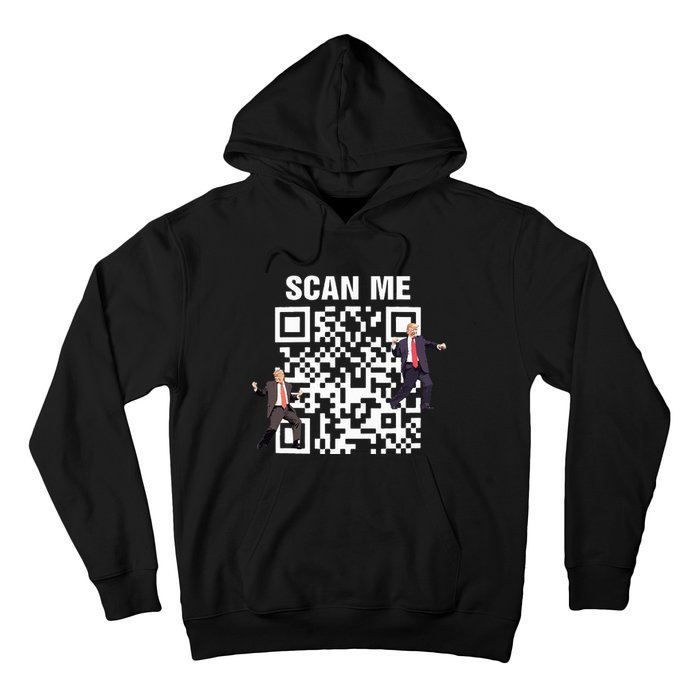 Funny Qr President Trump 4547 Trump Dancing Code Hoodie