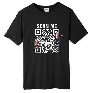 Funny Qr President Trump 4547 Trump Dancing Code Tall Fusion ChromaSoft Performance T-Shirt