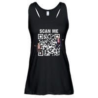 Funny Qr President Trump 4547 Trump Dancing Code Ladies Essential Flowy Tank