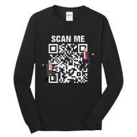 Funny Qr President Trump 4547 Trump Dancing Code Tall Long Sleeve T-Shirt