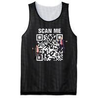 Funny Qr President Trump 4547 Trump Dancing Code Mesh Reversible Basketball Jersey Tank