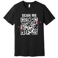 Funny Qr President Trump 4547 Trump Dancing Code Premium T-Shirt