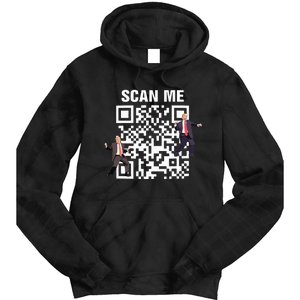 Funny Qr President Trump 4547 Trump Dancing Code Tie Dye Hoodie