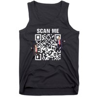 Funny Qr President Trump 4547 Trump Dancing Code Tank Top