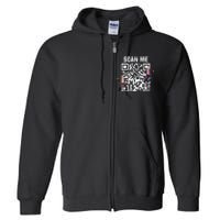 Funny Qr President Trump 4547 Trump Dancing Code Full Zip Hoodie