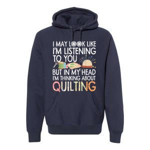 Funny Quilting Quilting Lover Quilter Premium Hoodie