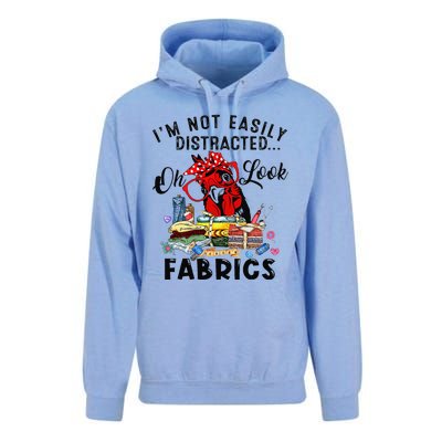 Funny Quilting Quilter Sewer Sewing Oh Look Fabrics Chicken Unisex Surf Hoodie