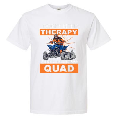 Fun Quad Quad Quad Saying Garment-Dyed Heavyweight T-Shirt