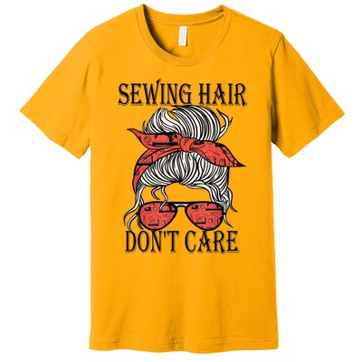 Funny Quilting Seamstress Sewing Themed Premium T-Shirt