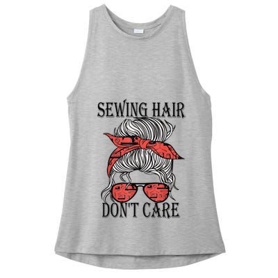 Funny Quilting Seamstress Sewing Themed Ladies PosiCharge Tri-Blend Wicking Tank