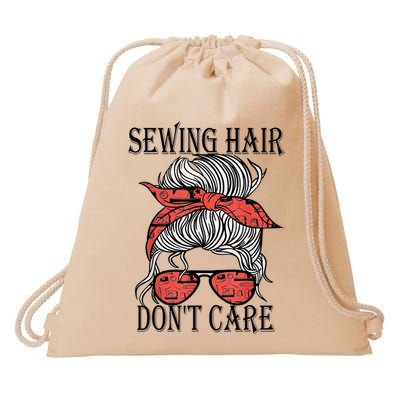 Funny Quilting Seamstress Sewing Themed Drawstring Bag