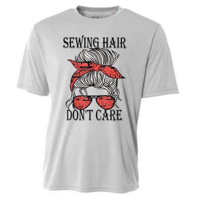 Funny Quilting Seamstress Sewing Themed Cooling Performance Crew T-Shirt