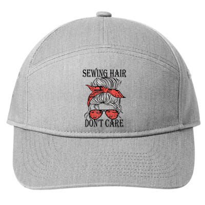 Funny Quilting Seamstress Sewing Themed 7-Panel Snapback Hat