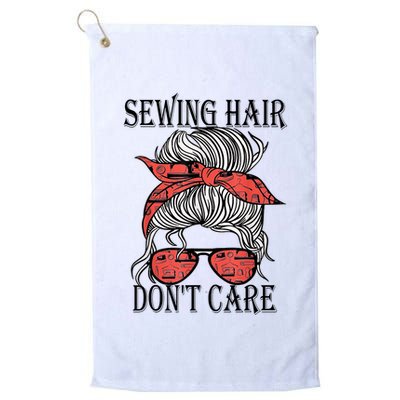 Funny Quilting Seamstress Sewing Themed Golf Towel