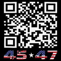 Funny Qr Scan Me President Trump 4547 Dance Code Drawstring Bag