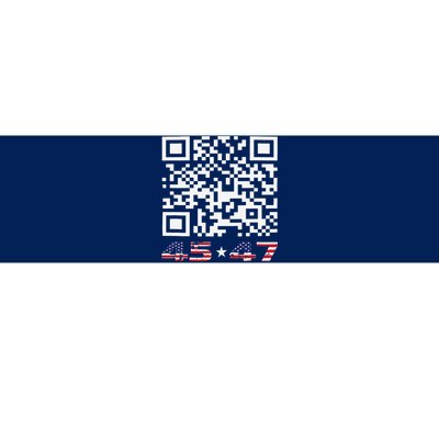 Funny Qr Scan Me President Trump 4547 Dance Code Bumper Sticker