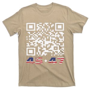 Funny Qr Scan Me President Trump 4547 Dance Code T-Shirt