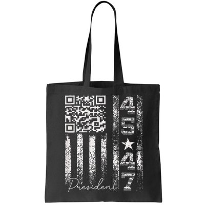 Funny Qr Scan Me President 4547 Trump Dancing Code Bag