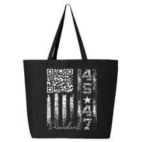 Funny Qr Scan Me President 4547 Trump Dancing Code 25L Jumbo Tote