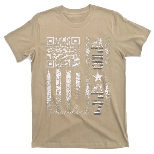 Funny Qr Scan Me President 4547 Trump Dancing Code T-Shirt