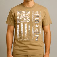Funny Qr Scan Me President 4547 Trump Dancing Code T-Shirt