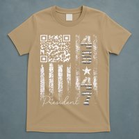 Funny Qr Scan Me President 4547 Trump Dancing Code T-Shirt