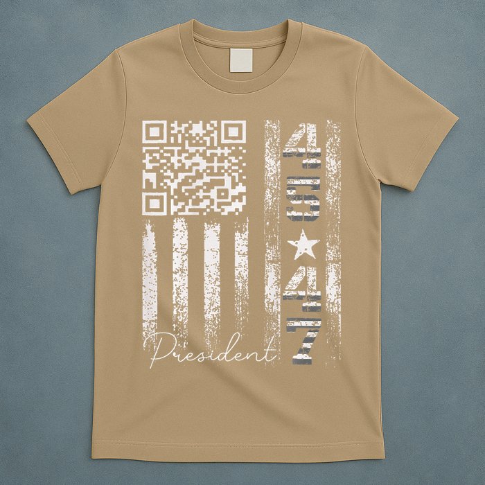 Funny Qr Scan Me President 4547 Trump Dancing Code T-Shirt