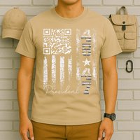 Funny Qr Scan Me President 4547 Trump Dancing Code T-Shirt