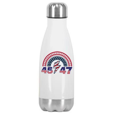 Funny Qr Scan Me President Trump 4547 Trump Dancing Code Stainless Steel Insulated Water Bottle