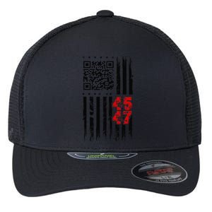 Funny Qr Scan Code Jokes Humor Hidden Message Sarcastic Flexfit Unipanel Trucker Cap