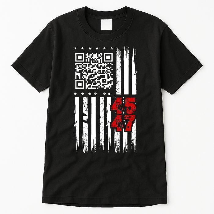 Funny Qr Scan Code Jokes Humor Hidden Message Sarcastic Tall T-Shirt
