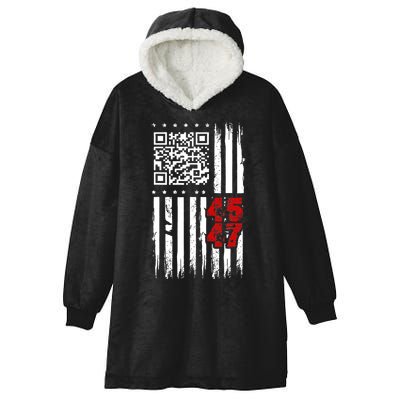 Funny Qr Scan Code Jokes Humor Hidden Message Sarcastic Hooded Wearable Blanket