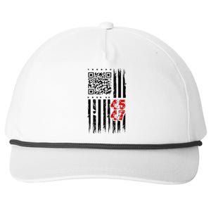 Funny Qr Scan Code Jokes Humor Hidden Message Sarcastic Snapback Five-Panel Rope Hat