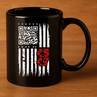 Funny Qr Scan Code Jokes Humor Hidden Message Sarcastic 11oz C Handle Ceramic Mug
