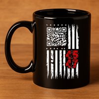 Funny Qr Scan Code Jokes Humor Hidden Message Sarcastic 11oz C Handle Ceramic Mug